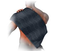 Pure Enrichment® PureRelief™ Pro Far Infrared XL Heating Pad Deeper Muscle Relief for Back, Neck, Shoulder, & Knee Pain in Athletes, 4 Heat Settings, Dry/Moist Heat, 12" x 24" Extra-Large Size