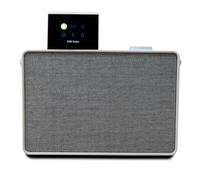 Pure Evoke Play Système de Musique Polyvalent pour l'intérieur et l'extérieur (Radio Dab+/FM, Radio Internet, podcasts, Spotify Connect, Bluetooth avec Un Son stéréo Riche de 40W), Coton Blanc