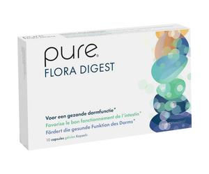 Pure Flora Digest Complément Alimentaire Bon Fonctionnement De L’Intestin 30 Gélules