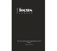 Pure Focus Planner: Do less, Achieve more, Stress never - 5.5 x 8.5 (A5) Hardcover