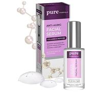Pure Formula Sérum facial au collagène et aux peptides - Réduit les rides et ridules, hydrate, raffermit et raffermit les soins de la peau coréen, sans cruauté envers les animaux, pour tous les types