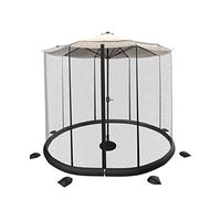Pure Garden 50-LG1205 Moustiquaire pour parasols de table et meubles de 10 à 11 cm Noir