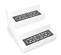 Pure Garden Lavish Home Non-Slip Stair Tread Mats 2 Piece by