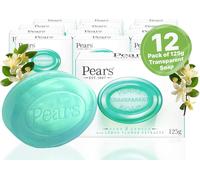 Pure & Gentle Lot De 12 Savons Transparents Aux Huiles Naturelles-Nettoyage Rafraîchissant,Utilisation Quotidienne Pour Le Visage Et Le Corps,Tous Les Types De Peau,Hommes Et Femmes-Lot