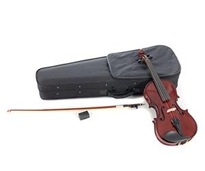 PURE GEWA Ensemble de violon HW Ensemble en bois dur - Violon 1/2, Set prêt à jouer incl. étui, archet, colophane, mentonnière, tendeur fin