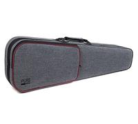 PURE GEWA étui pour violon en gris avec sangles de sac à dos et poignée de transport 4/4