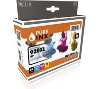 Pure Ink 170745990052 Cartouche d'impression 4 pcs Compatible Haut rendement (XL-) Noir