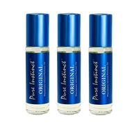 Pure Instinct Roll-On (3-Pack) - The Original Pheromone Infused Essential Oil Perfume Cologne - Unisex Attracts Men and Women - TSA Ready