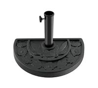 Pure Jardin 9,1 kilogram semi-circulaire Parapluie Base - Noir