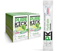 PURE KICK Hydration Singles to Go Drink Mix, Sonic Limeade, comprend 12 boîtes avec 6 paquets dans chaque boîte, 72 paquets au total