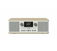PURE Digital Lecteur CD stéréo Classic C-D6 Bluetooth Blanc coton