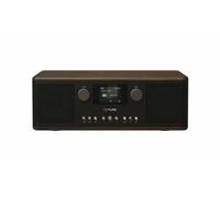 PURE Digital Lecteur CD & radio numérique Classic C-D6 DAB+/FM Bluetooth Café Noir/Noyer