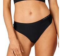 Pure Lime microfibre String lot de 2 Femme 2XL Noir