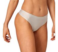 Pure Lime Microfibre String lot de 2 Femme XL Noir/Beige