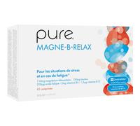 Pure Magne-B-Relax Complément Alimentaire En Cas De Stress Et Fatigue 45 Comprimés