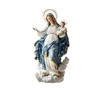 Pure Mère Marie Plaque acrylique Notre Chère Dame de la Divine Statue Vierge Marie Figurine Décoration d'intérieur pour dévotion et prière Source d'inspiration spirituelle