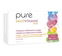 Pure Multivitamine Adulte 30 Comprimés