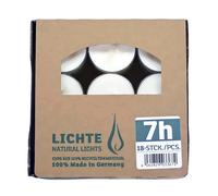PURE Natural Lights - 18 bougies à chauffe-plat 7h de durée de combustion