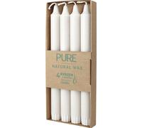 PURE Natural Wax Bougie à tige - natural 4pcs.