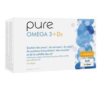 Pure Oméga 3+D3 30 Gélules