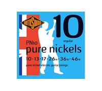 Rotosound Cordes pour guitare électrique Pure Nickels PN10 6 cordes 10-46 Regular