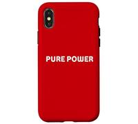 Pure Power - Urban Minimalist Streetwear Graphic Tee Coque pour iPhone X/XS