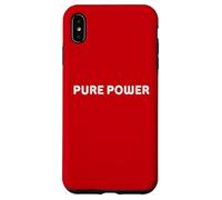 Pure Power - Urban Minimalist Streetwear Graphic Tee Coque pour iPhone XS Max
