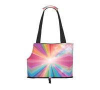 Pure Rainbow Sac à bandoulière pour animal domestique Design pliable Petit sac de voyage pour chat et chien