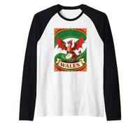 Pure Rugby Spirit Red Dragon Manche Raglan