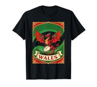 Pure Rugby Spirit Red Dragon T-Shirt