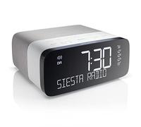 Pure Siesta Rise Radio-réveil numérique DAB+/FM avec chargeur USB - triple alarme radio ou buzzer - fonction snooze (report de réveil) et mise en veille programmables - luminosité réglable