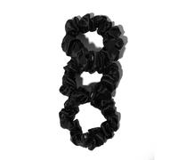 Pure Silk Large Scrunchies - Black