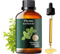 Pure Thyme Essential Oil,Natural Thyme Oil N Therapeutic Grade Aromatherapy Oil For Diffuser,Hair Care,Skin,Massage,Soap,Candle,Diy Fragrance 100ml