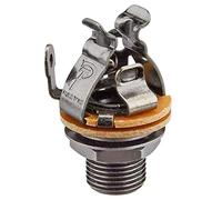 Pure Tone Jack Femme Noir Mono avec prise complète pour ampli de guitare basse ou pédale d'effets