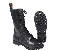 Pure Trash 'Bottes, 14 trous, coque en acier noir - noir - noir,