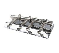 Pure Vintage '70S Jazz Bass Bridge Assembly Chrome