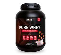 EAFIT Pure Whey - Croissance musculaire - Protéines de whey - Assimilation rapide - Fraise 750g
