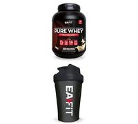 Pure whey Vanille 750g + shaker noir avec agitateur en acier - EAFIT marque française