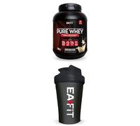 Pure whey vanille 850g + shaker noir transparent avec agitateur - EAFIT marque française