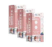 PURE WHITE + GLUTATHION 500mg - Complément Alimentaire Antioxydant Ultra-Concentré - Peau Eclatante, Contre le Stress Oxydatif - Programme 30J - Saveur Myrtille - Faible en Sucres - Eric Favre