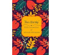 "Pure Worship” Notebook with PREFILLED Program Talk Titles: 2025 Convention of Jehovah's Witnesses