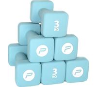 Pure2Improve 6 haltères en néoprène 3.0 kg - bleu clair
