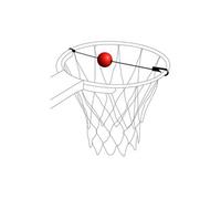 Pure2Improve Basketball Target Trainer noir / rouge