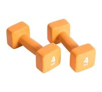 Pure2improve Ensemble D'haltères 2x4 Kg Néoprène Orange