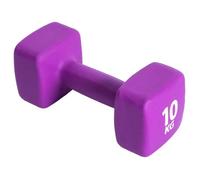 Pure2improve Neoprene Coated Dumbbell 10kg Violet 10 kg