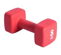 Pure2Improve Haltère enduit de néoprène 8 kg Rouge