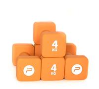 Pure2Improve Lot de 4 haltères en néoprène Orange 4 kg