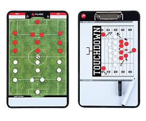 Pure2Improve p2i100680, Coachboard Football Unisexe - Adulte, Vert/Blanc, Taille Unique
