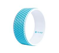 Pure2Improve Roue de yoga 34 cm Bleu et blanc Blanc