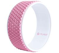 Pure2Improve Roue de yoga 34 cm Rose et blanc